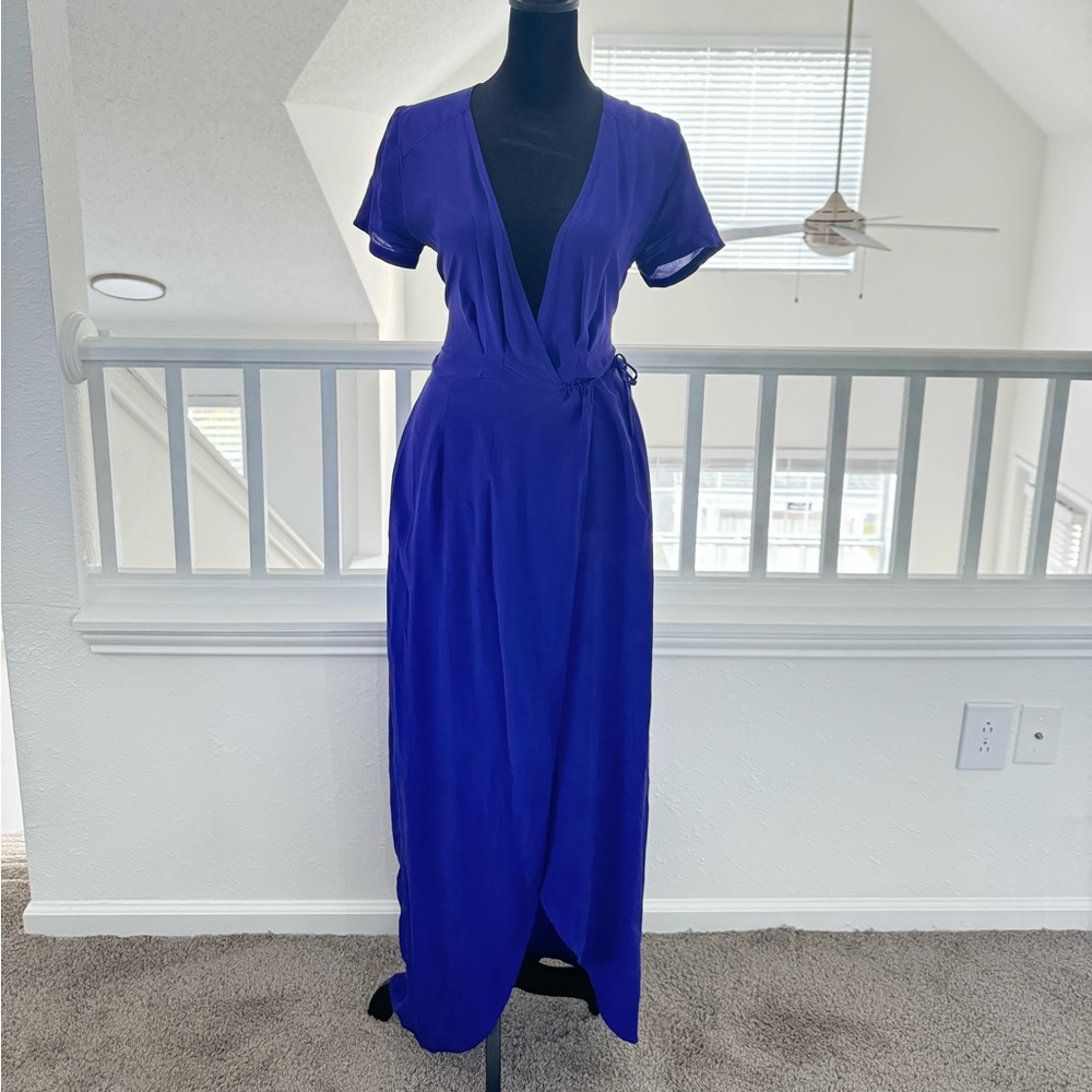 MYNE silk wrap dress